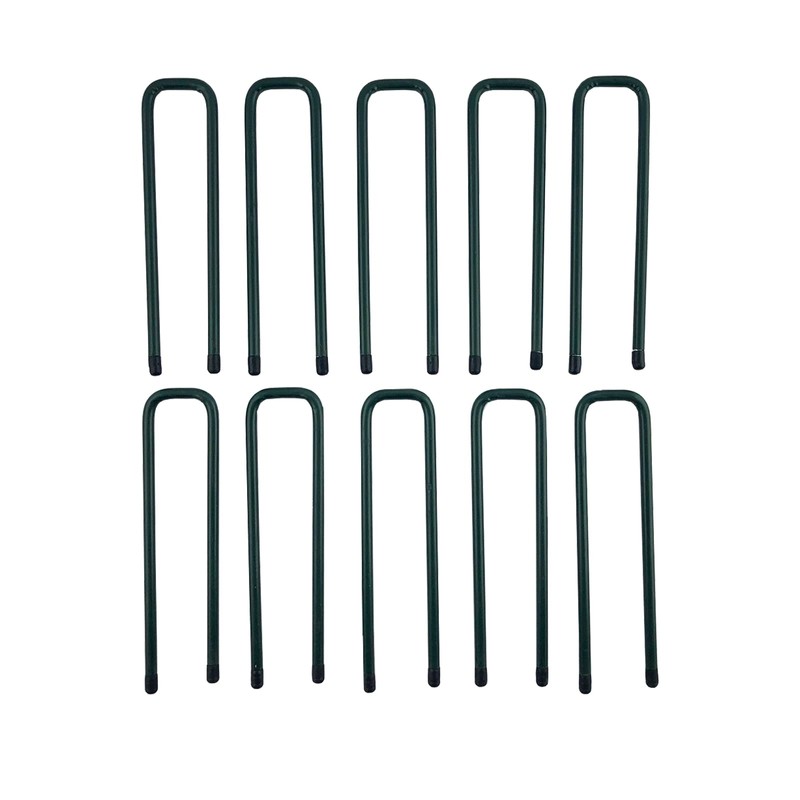 Intergarden Ground Anchors Green Set of 10 Length 18 cm