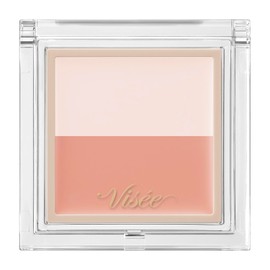 Visee Color Duo Trick Concealer 04 Pink Beige Trick Concealer, Color Uneven Cover, Glossy, Compact, Pink, White, Multicolor, 0.1 oz (2.5 g)