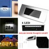 VIFERR House Numbers Plaques with Solar Light Door Number Plaques