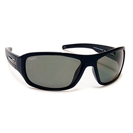 Coyote Eyewear Performance Sonoma Polarized Sunglasses, Matte Black Frame/Gray Lens