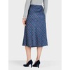 Chums Ladies 6 Panel Diamond Check Skirt Elasticated Waist, Check