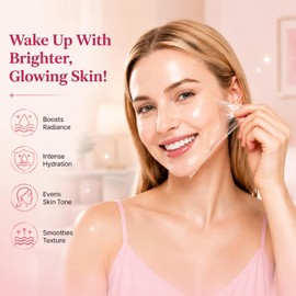 Yuri Collagen Mask, Collagen Night Wrapping Mask, Overnight Peel Off Facial Mask with Collagen, Hydrating Sleeping Mask for Soft & Smooth Looking Skin, Korean Skincare, 75ml (1 Pack)
