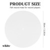 ZJIVQO Turntable Platter Mat, Anti Static Vinyl Record Player Vibration