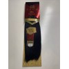 SAGA GOLD YAKY 10"_#1B_100% HUMAN REMY HAIR WEAVE STRAIGHT EXTENSION*