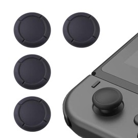 SZSL Switch Joy-Con Analog Joystick Cover Controller Cap Switch & SwitchLite Compatible Stick Cover Analog Stick Protection Freak Repair Replacement Black (Set of 4)