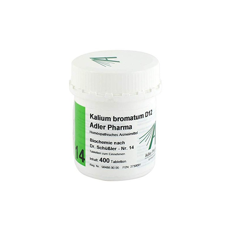 Biochemie Adler 14 Potassium Bromatum D 12 Tablets