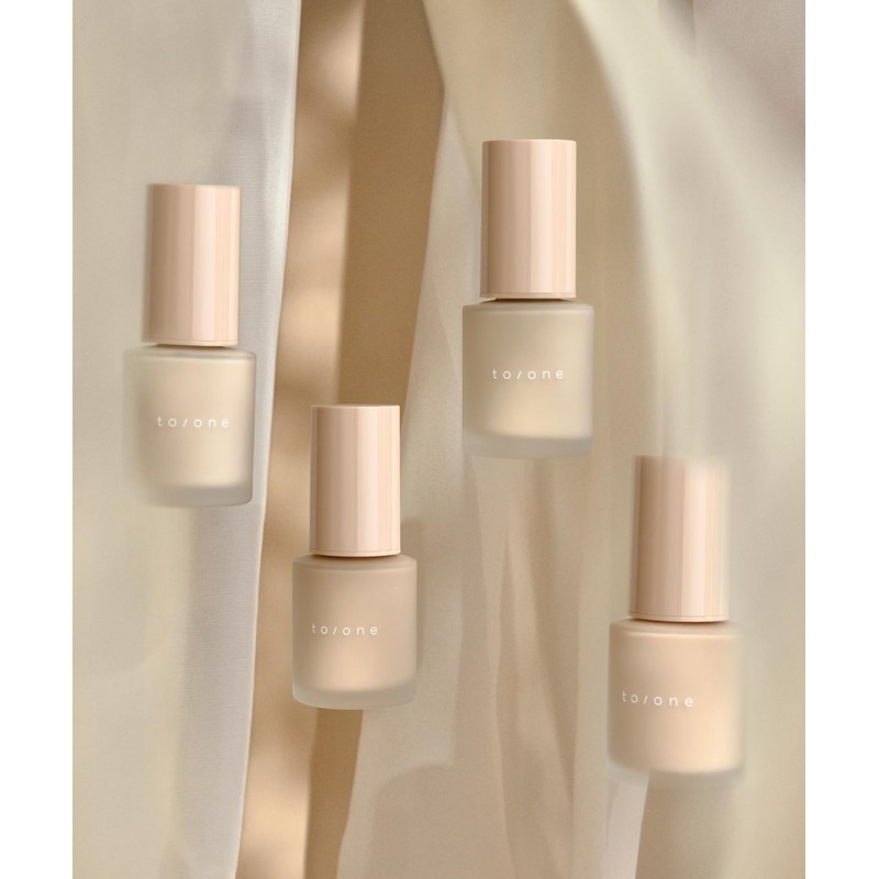 to/one Dewey Liquid Foundation 01 Light Beige Liquid Foundation, Glossy,