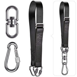 Dolibest Punching Bag Hangers Strap, Heavy Bag Strap Hanger for Home Gym Training Workout Fitness Conditioning Pull Ups and Dips Exercises Equipment