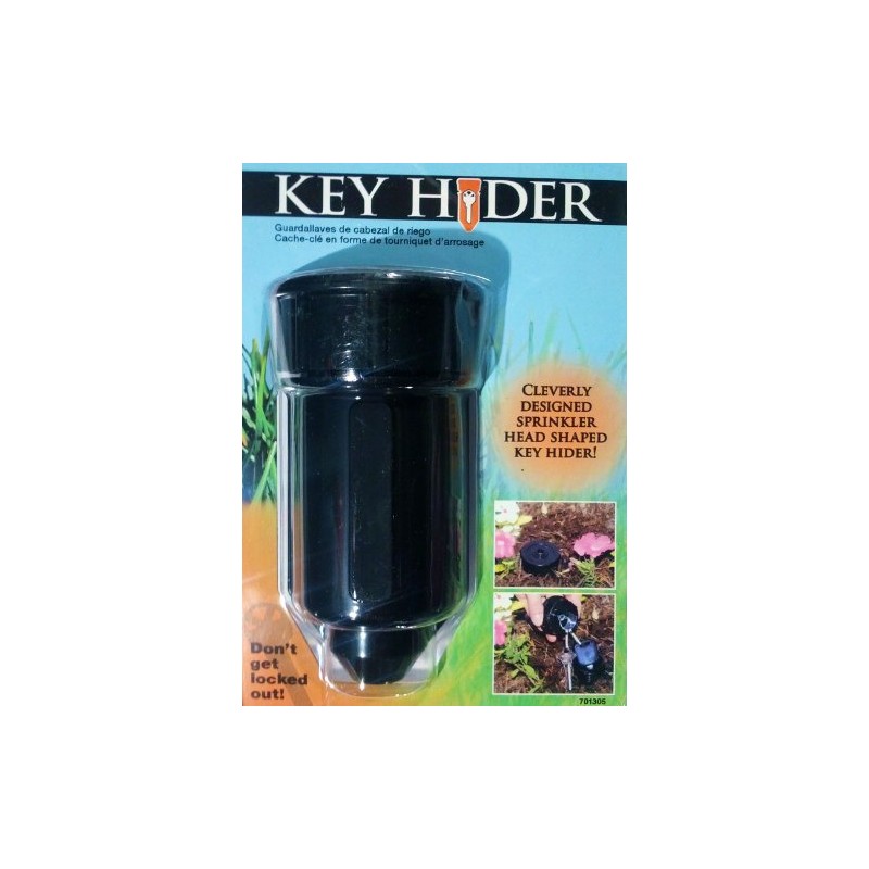 Hillman 701305 Key Hider - Sprinkler Head Shape, Black