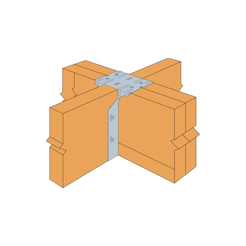 Simpson Strong-Tie PFDS26B PFDB Galvanized Post-Frame Saddle Hanger for Double