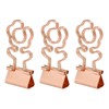 100 Pcs Mini Binder Clips Flower Shape Strong Clamping Force