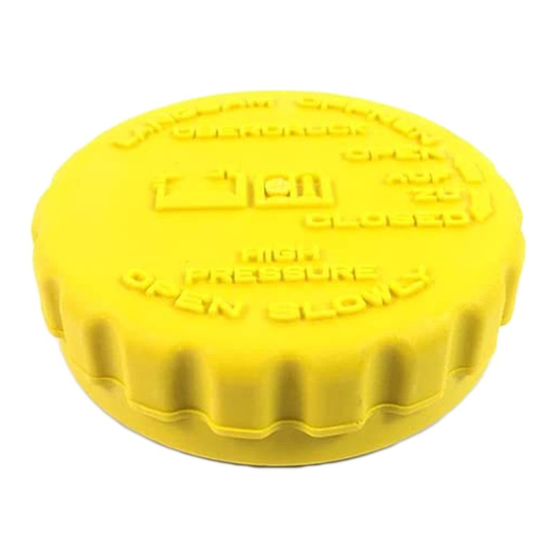 Yellow Radiator Overflow Tank Cap Expansion Tank Seal Cap Replacement