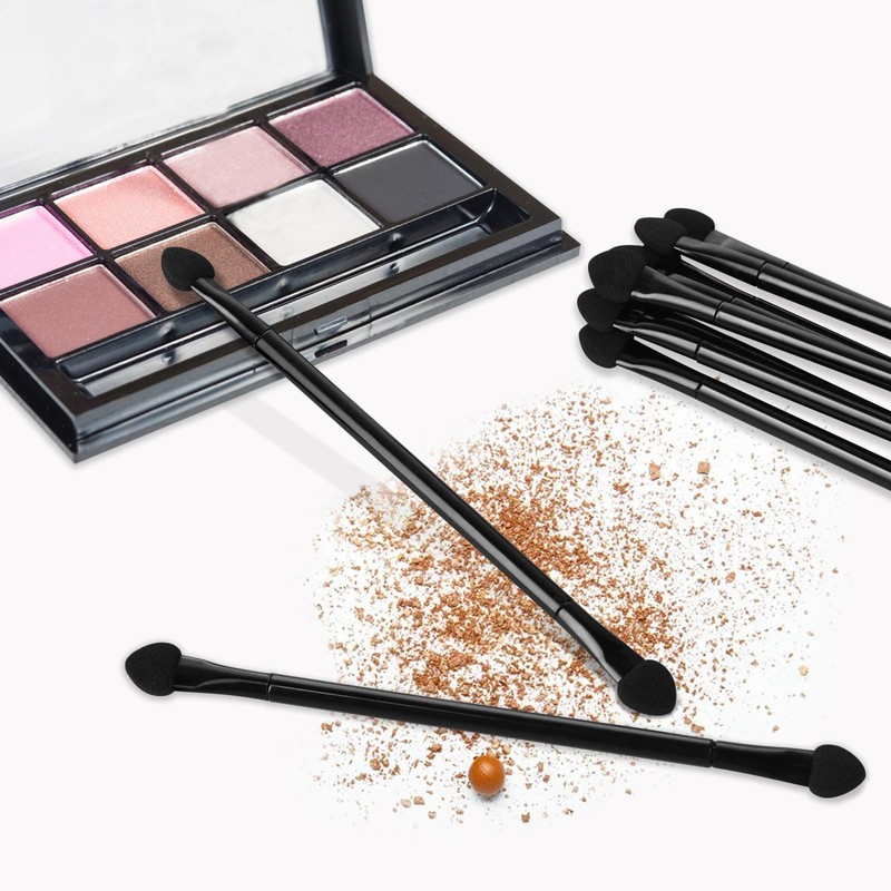 JOCEMY 30 PCS Professional Disposable Dual Side Sponge Eyeshadow Brush,