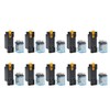10 Sets 8 Pin Power Relay with Base AC220V Coil