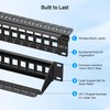 Cable Matters Rackmount or Wall Mount 1U 24 Port Keystone
