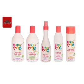 Just For Me Shampoo, Conditioner, Leave-In Detangler, Lotion, Curl Smoother Set