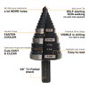 Jerax tools 1/4 to 1-3/8 Inch Step Drill Bit Straight