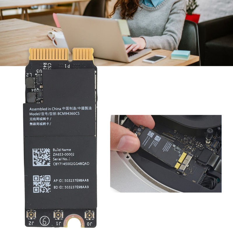 BCM94360CS Wifi Card for Bluetooth 4.0 Gigabit Wireless Network Card