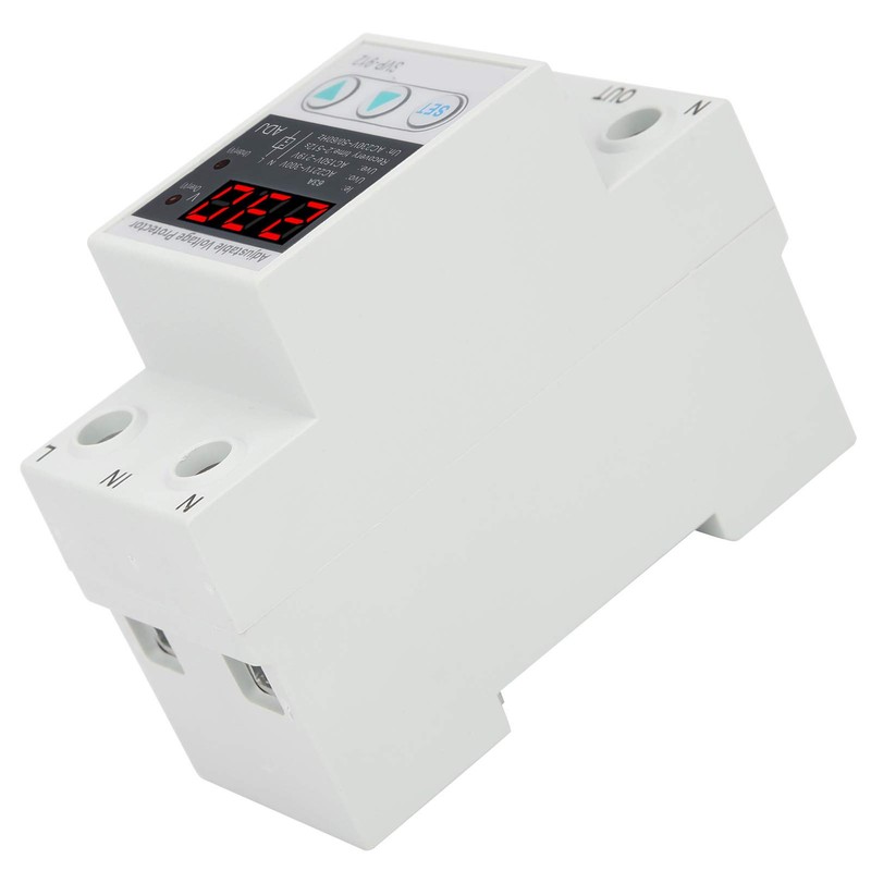 Voltage Protection Relay, 230 V Low Voltage Protection Adjustable Recovery