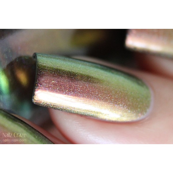 ILNP Nostalgia (H) - Gold, Green, Red, Bronze, Copper Holographic Ultra Chrome Color Shifting Nail Polish