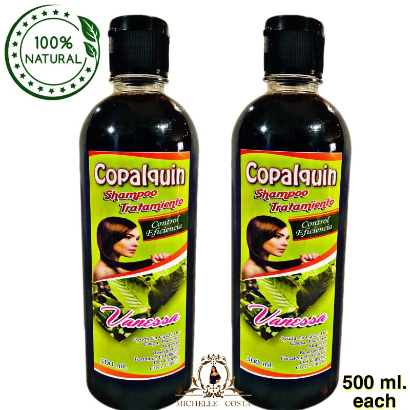 Vanessa Producto 100% Natural Mexicano 2 BOTTLES, HAIR REGROWTH SHAMPOO