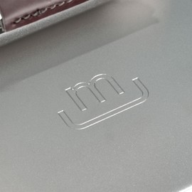 Made In Cookware - Stainless Steel Grill Press - Removable Leather Handle Cover - Crafted in Sweden