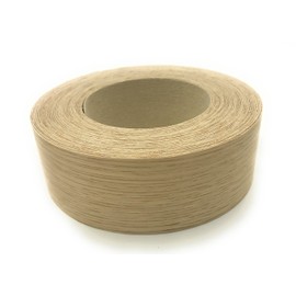 Edge Supply Brand White Oak 2" x 50' Roll Preglued, Wood Veneer Edge Banding, Iron on with Hot Melt Adhesive, Flexible Wood Tape Sanded to Perfection. Easy Application Wood Edging, Made in USA.