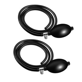 2 Set Blood Pressure Bulb Pump Replacement Rubber Inflation Bulb Adjustable Blood Pressure Pump Blood Pressure Monitor Manual Pump Pressure Hand Pump with Tubing Air Valve for Sphygmomanometer