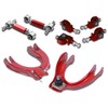 Replacement for Honda Civic/CRX 8-PC Front+Rear Camber+Adjustable Control Suspension Kit