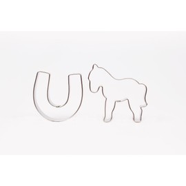 Horse and Horseshoe Cookie Cutter