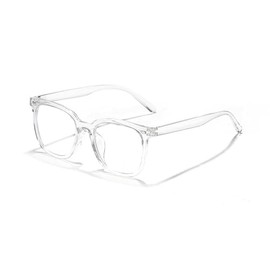 Blaulichtfilter Brille, Transparent Computerbrille PC Gaming Brille mindert Augenbelastung Blaufilter Superleichte Ohne Stärke Fake Brille UV Blaues Blockiert Nerdbrille Mode für Damen Herren
