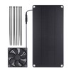 Solar Panel Single Fan 10W Weatherproof solar panel kit for