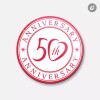 Unbranded Anniversary 60 Years Birthday Cartoon | 4'' X 4''