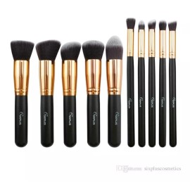 Sixplus Six Plus Set 10 Brochas Rostro & Ojos Kabuki - Original