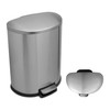 QUALIAZERO 50L/13 Gallon Stainless Steel Trashcan, Soft Close Lid &