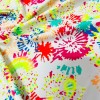 Unbranded 4-way Stretch Paint Splatter Print Spandex Fabric 60" Wide