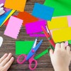 KUUQA 6 Pcs Kids Safety Scissors Art Craft Scissors Set