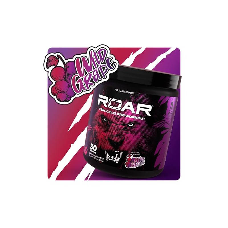 RULE ONE ROAR PRE WORKOUT PRE ENTRENO 30 SERVICIOS SABOR