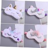 FOMIYES Pcs Plush Sleep Masks Unicorn Eye Cover Comfortable Blindfold