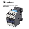 220V 18A AC Contactor Normally Open Electric Contactor Silver Alloy
