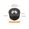sourcing map 8Pcs Inserts for Round Tubes with M8 Thread,