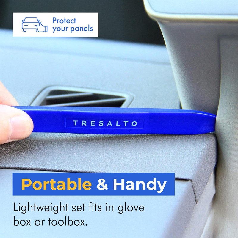 Tresalto Auto Trim Removal Tool Kit - 5 Piece Set