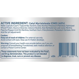 Myristin Topical - Cetyl Myristoleate & Menthol Joint & Muscle