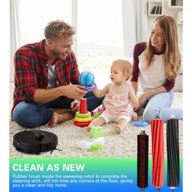 YBVABE Replacement for Roborock S8 MaxV Ultra/ s8 Max Untra Robot Vacuum (Not for S8 Pro Ultra), 53 Pack Includes Roller Brushes, Filters, Side Brushes, Mop, Dust Bags