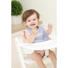 Bella Tunno Wonder Bib – Waterproof Silicone Bibs for Boys & Girls, Non-toxic & BPA Free Silicone Baby Bibs & Toddler Bibs with Adjustable Neck, Easy to Clean (I Love Dad)