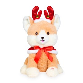 Cuddle Barn - Jingle Paws | Animated Christmas Twirling Barking Puppy Dog Plush Toy Barks Deck The Halls, 13 inches
