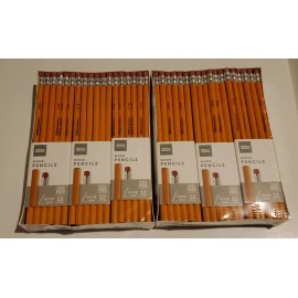 OFFICE DEPOT (LOT OF 144) #2 Wood Pencils w/ Latex Free Erasers -Sharpens Easily