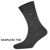 SMG® Mens 12 Pair Pack Cotton Casual Smart Design Contrast