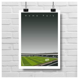 GroundDesigns PLYMOUTH ARGYLE Football Gift HOME PARK Stadium Art Unframed A3 Print PAFC