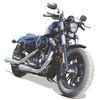 Kijima HD-01563 Motorcycle Parts Headlight Grill for 05y-5-3/4 Inch, Black